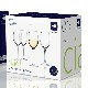 leo white wine glass set