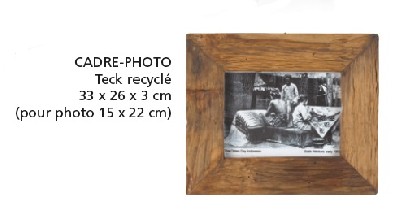 Recycled wood frame