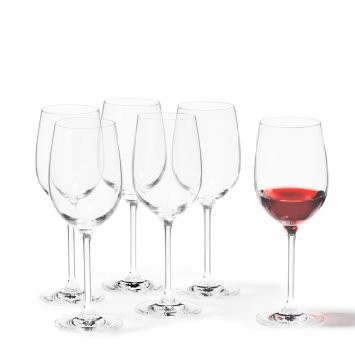 leo red wine glass
