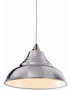 vintage chrome pendant