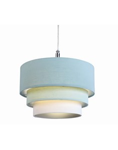 3 Tier Ombre Duck Egg Pendant Shade