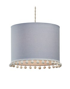 Blue Pom Pom Ceiling Shade